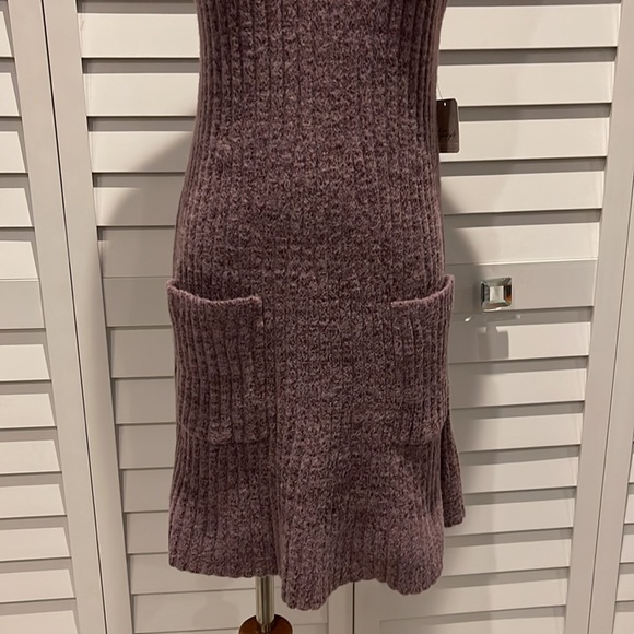 Free People NWT Claude Dress in Brandy Wine Combo. - Picture 6 of 11